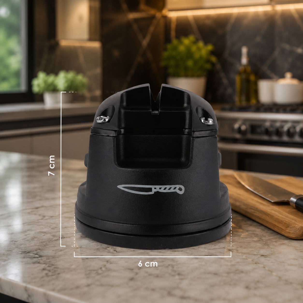 چاقو تیزکن برند river با پایه ضدلغزش