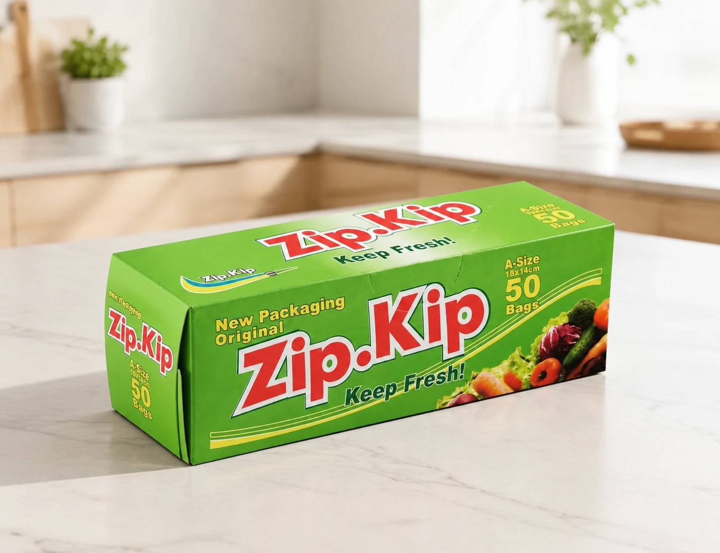 کیسه زیپ‌کیپ (Zip-Kip) بسته 50 عددی