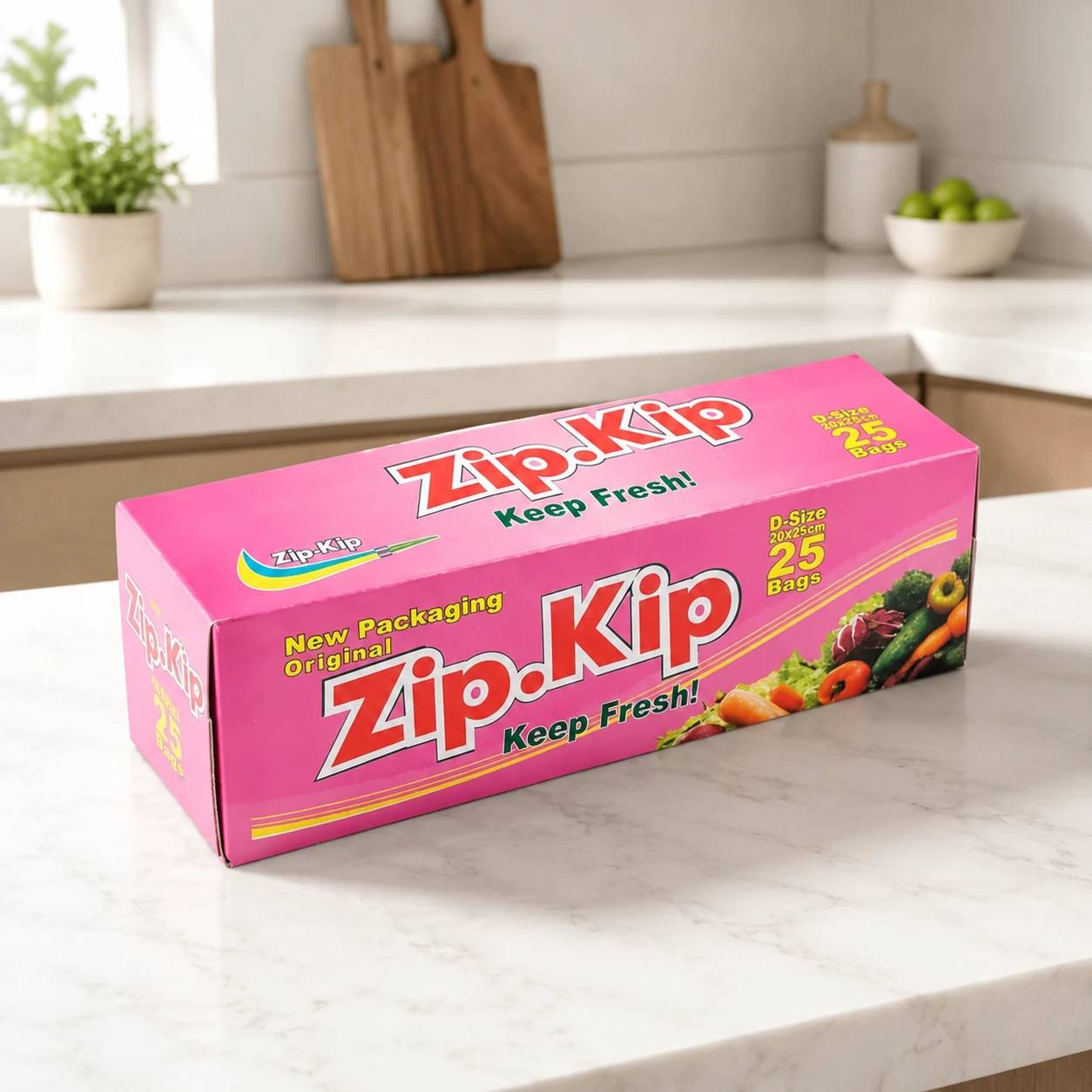 کیسه زیپ‌کیپ Zip-Kip سایز D – بسته 25 عددی
