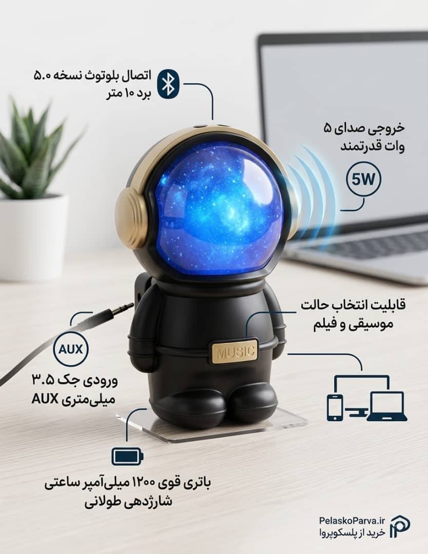 اسپیکر بیسیم فضانورد؛ صدای پرقدرت، طراحی متفاوت