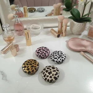 آینه گرد پلنگی کد11